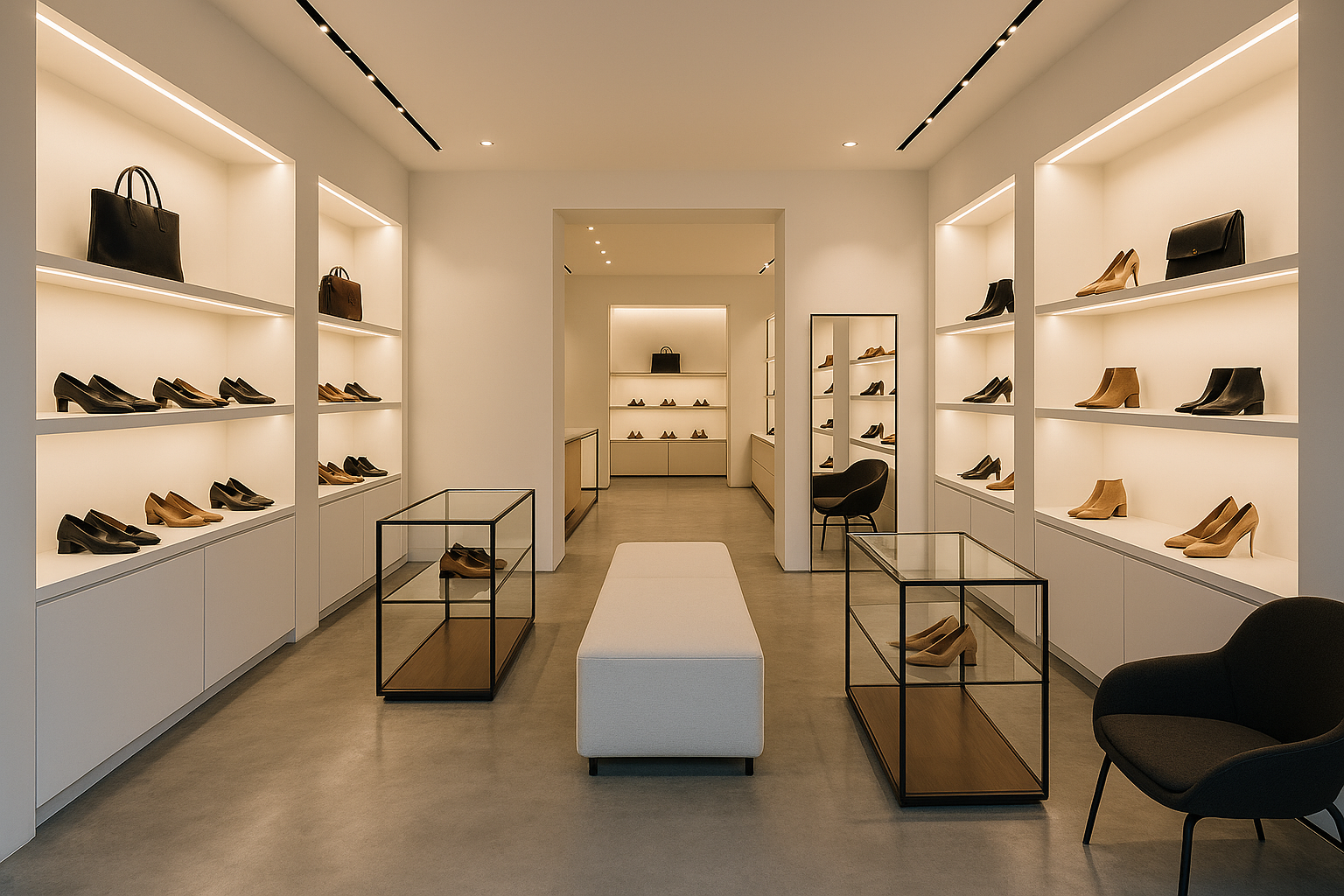 negozio di scarpe moderno